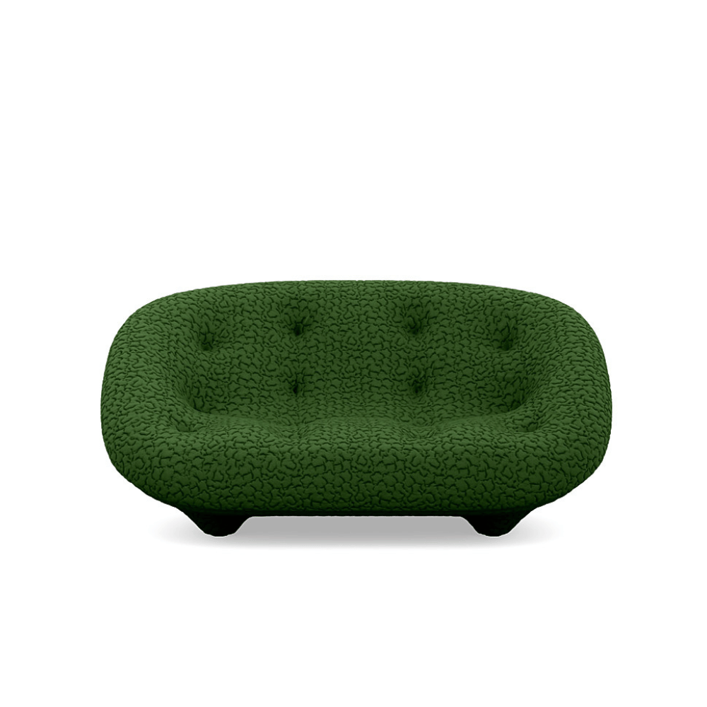 Ploum Single Seater Designer Fabric Small High Back Lounge Sofa