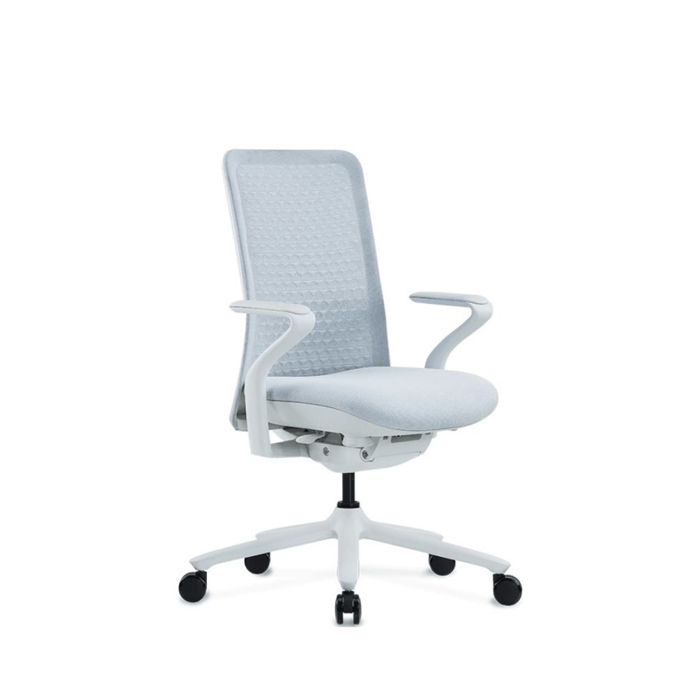 Poly Mid Back Modern Fabric Ergonomic Office Chair - Gavisco Office Furniture