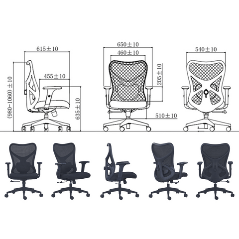 Pop-M Mid Back Ergonomic Office Chair