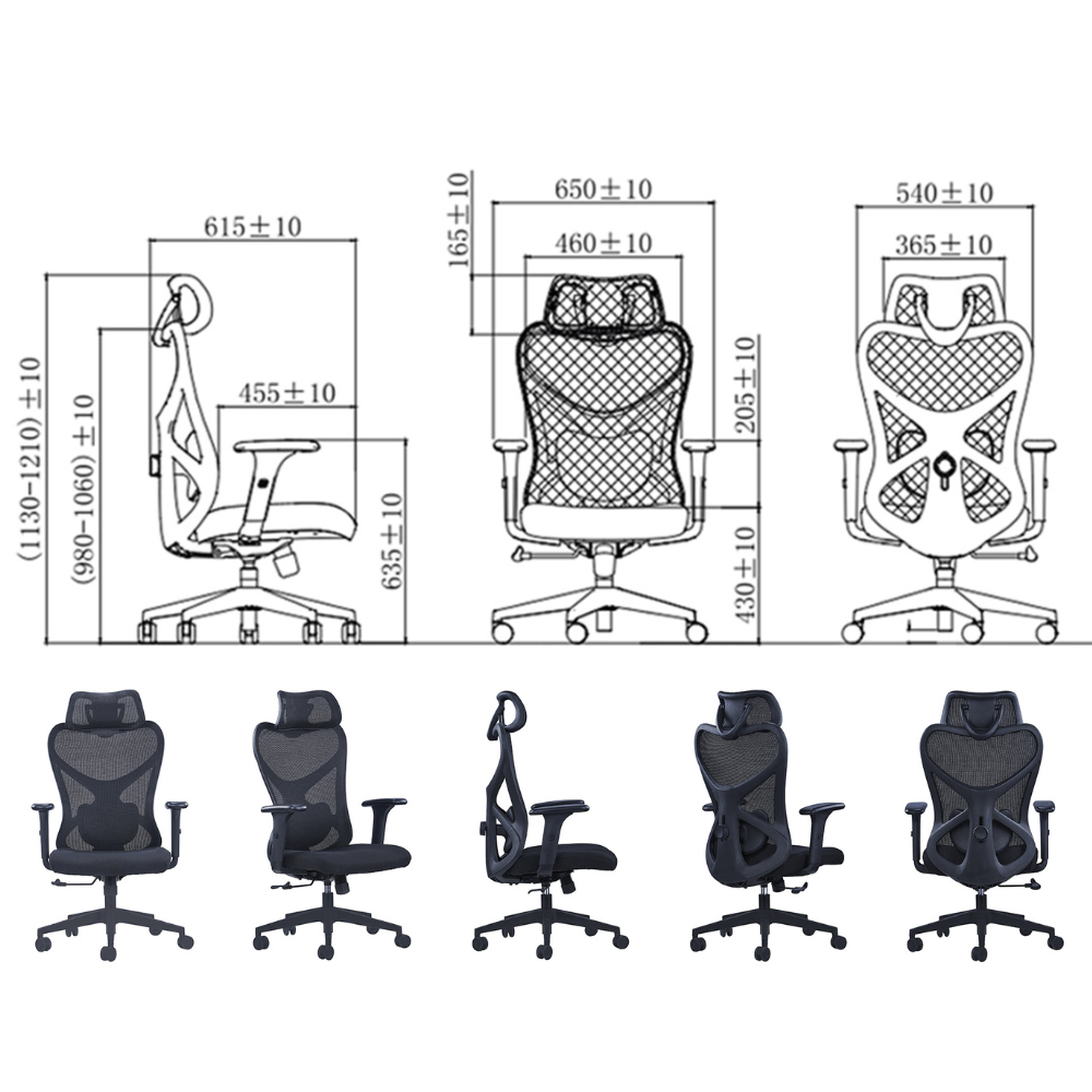 Pop High Back Ergonomic Office Chair