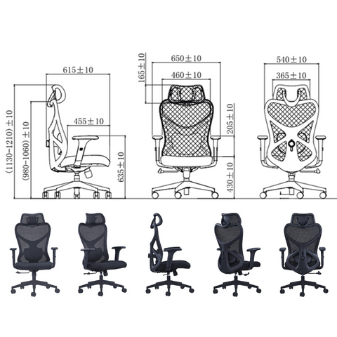 Pop High Back Ergonomic Office Chair