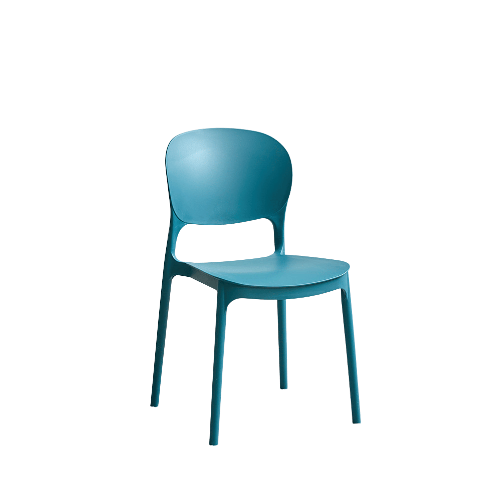 Pop Modern Simple Stackable Plastic Dining Room Side Chair