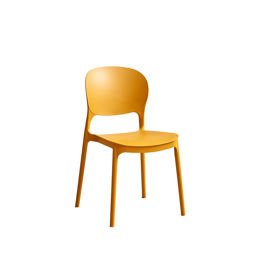 Pop Modern Simple Stackable Plastic Dining Room Side Chair