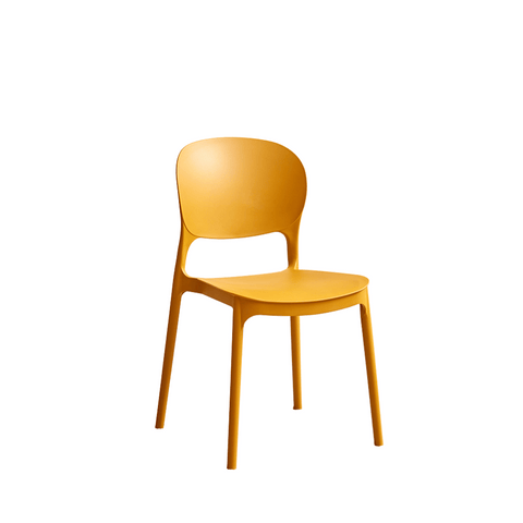 Pop Modern Simple Stackable Plastic Dining Room Side Chair