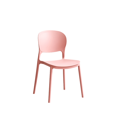 Pop Modern Simple Stackable Plastic Dining Room Side Chair