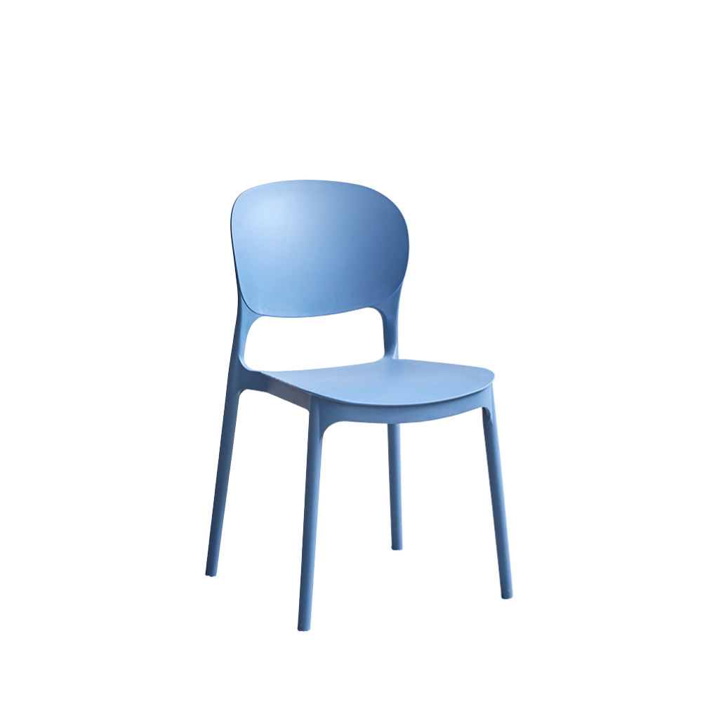 Pop Modern Simple Stackable Plastic Dining Room Side Chair