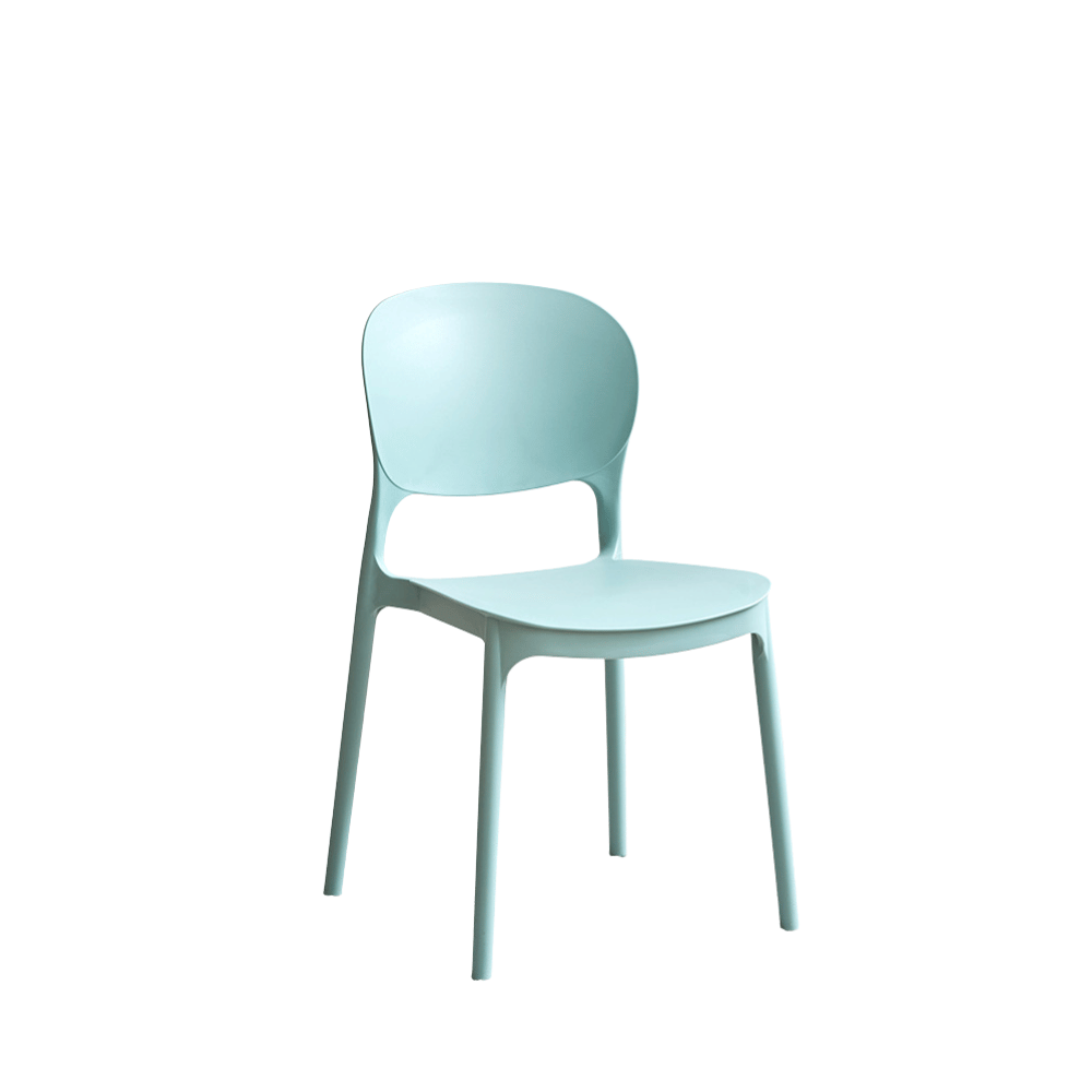 Pop Modern Simple Stackable Plastic Dining Room Side Chair