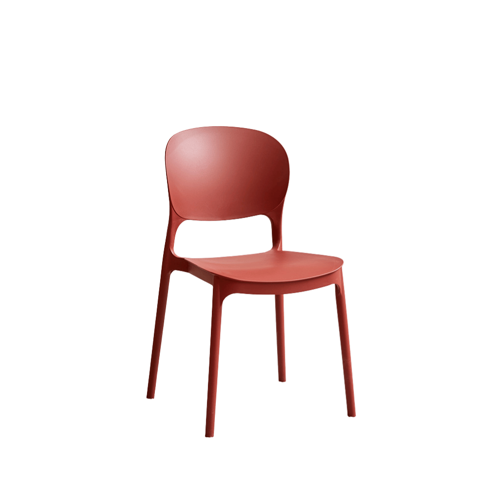 Pop Modern Simple Stackable Plastic Dining Room Side Chair