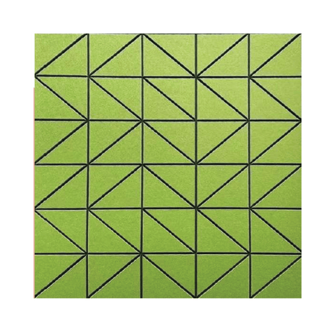PP02 Patterned Decorative PET Polyester Acoustic Wall Panel