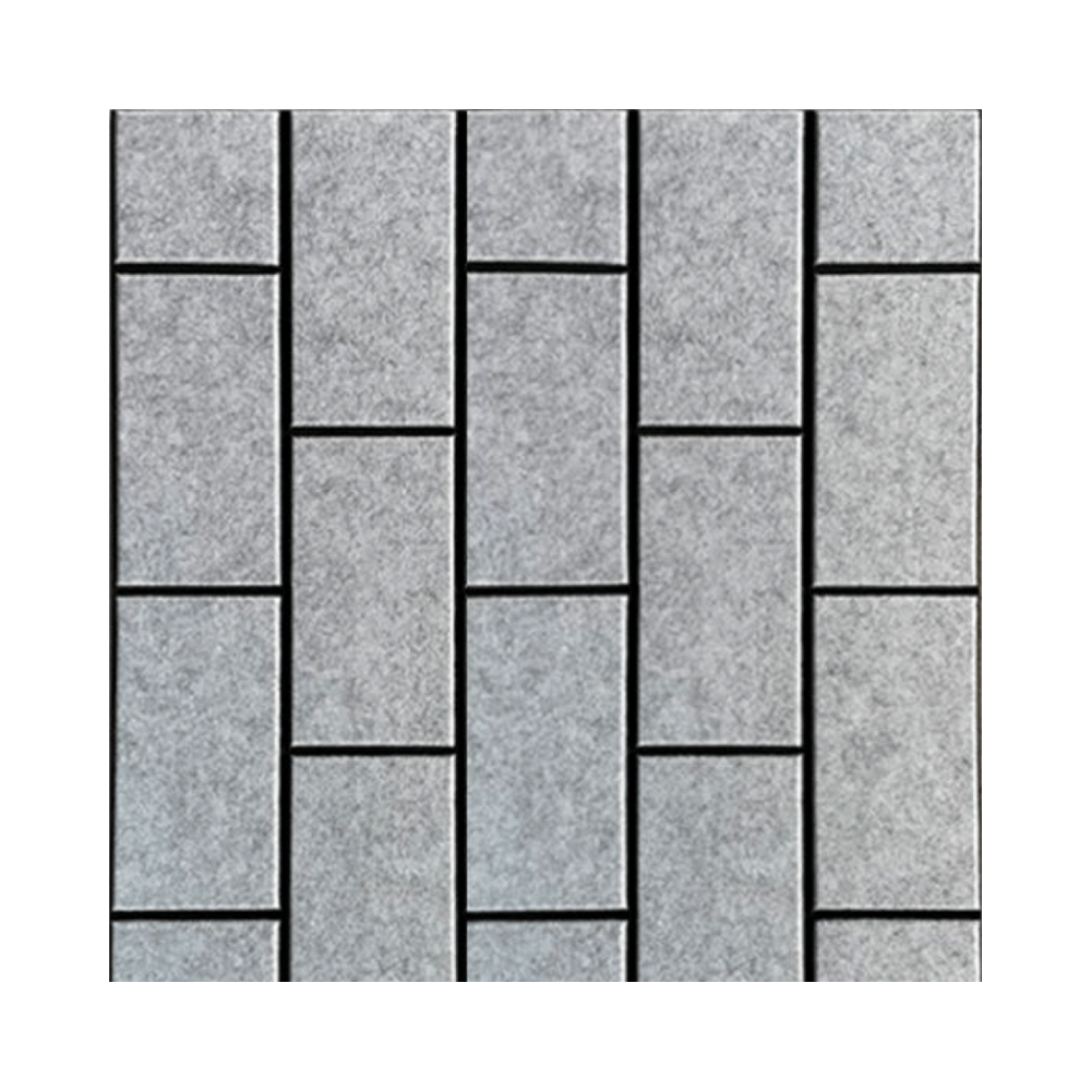PP02 Patterned Decorative PET Polyester Acoustic Wall Panel