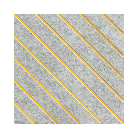 PP02 Patterned Decorative PET Polyester Acoustic Wall Panel