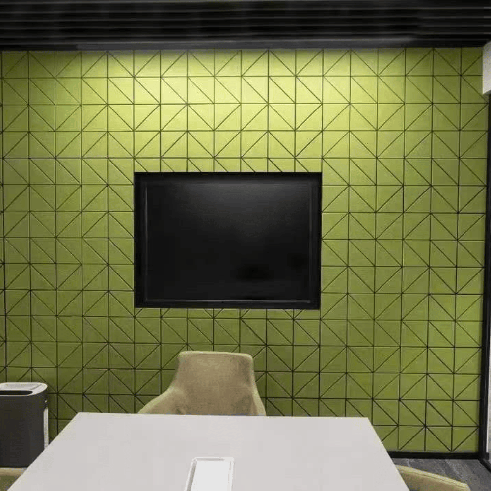 PP02 Patterned Decorative PET Polyester Acoustic Wall Panel