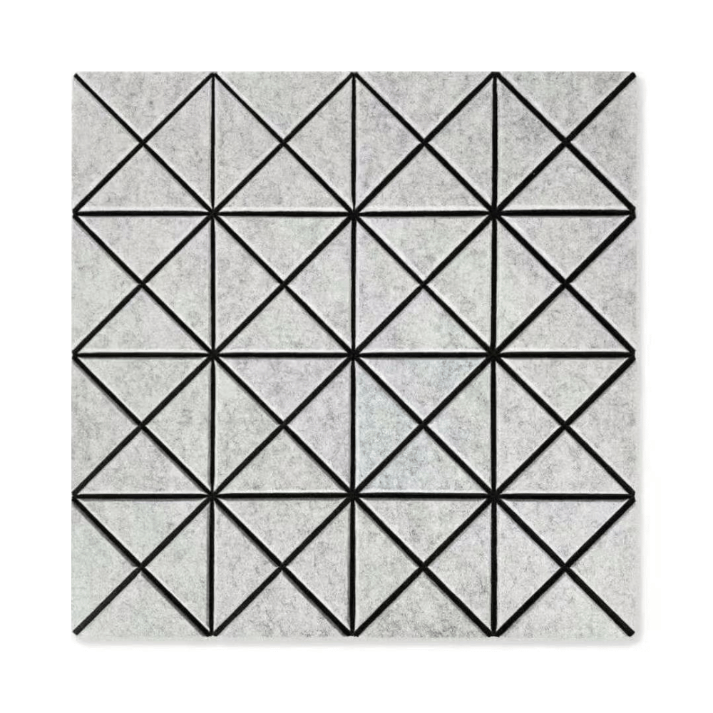 PP02 Patterned Decorative PET Polyester Acoustic Wall Panel