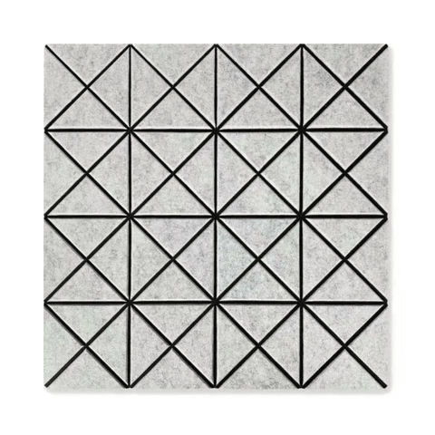 PP02 Patterned Decorative PET Polyester Acoustic Wall Panel