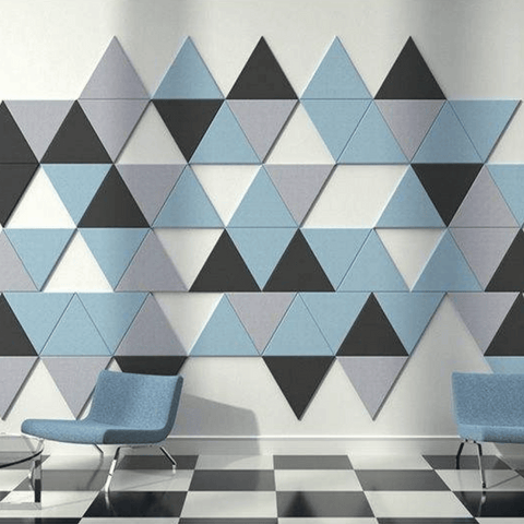 PP04 Triangle Decorative PET Polyester Acoustic Wall Panel