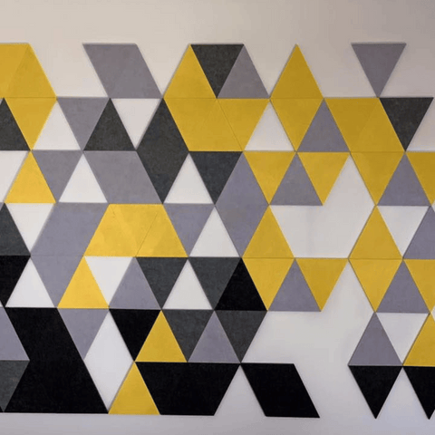 PP04 Triangle Decorative PET Polyester Acoustic Wall Panel