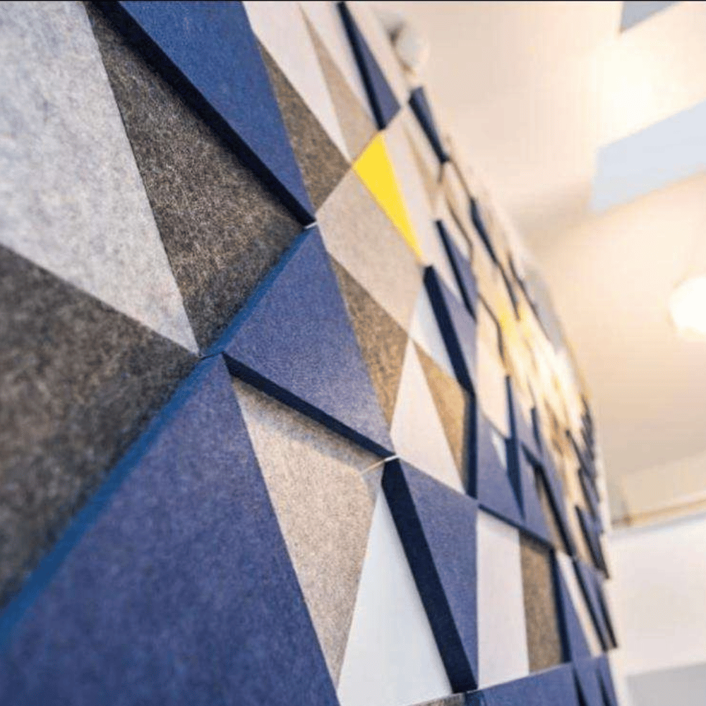 PP04 Triangle Decorative PET Polyester Acoustic Wall Panel