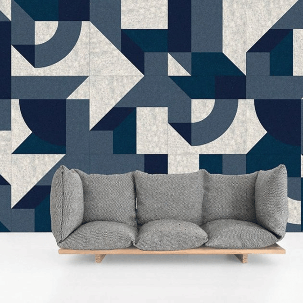 PP05 Custom Shaped Decorative PET Polyester Acoustic Wall Panel