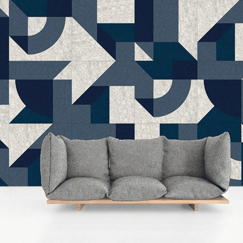 PP05 Custom Shaped Decorative PET Polyester Acoustic Wall Panel