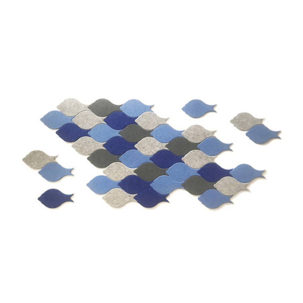 PP05 Custom Shaped Decorative PET Polyester Acoustic Wall Panel