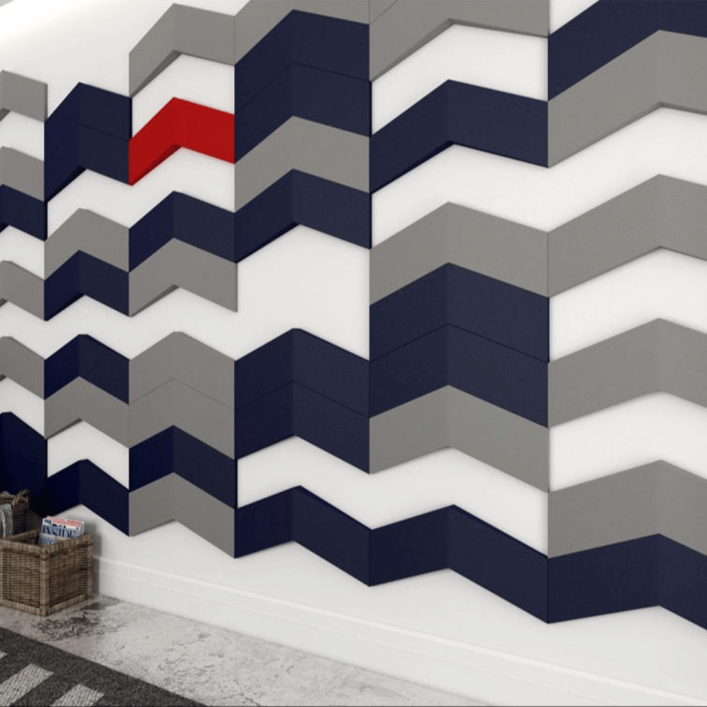 PP05 Custom Shaped Decorative PET Polyester Acoustic Wall Panel