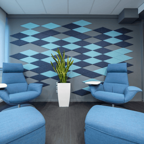PP05 Custom Shaped Decorative PET Polyester Acoustic Wall Panel