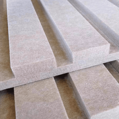 PP06 Decorative PET Slat Polyester Acoustic Wall Panel