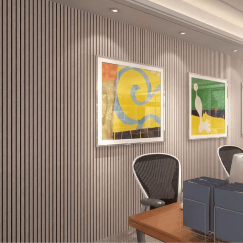 PP06 Decorative PET Slat Polyester Acoustic Wall Panel