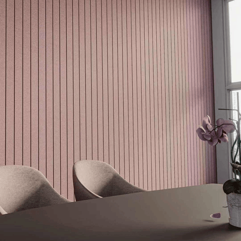 PP06 Decorative PET Slat Polyester Acoustic Wall Panel