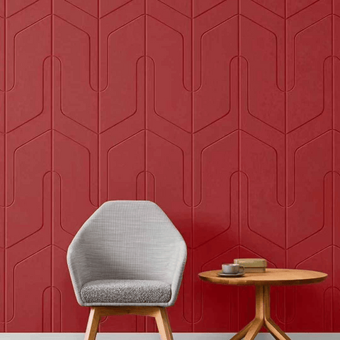PP07 Modern Art Custom Design Patterned Decorative PET Polyester Acoustic Wall Panel