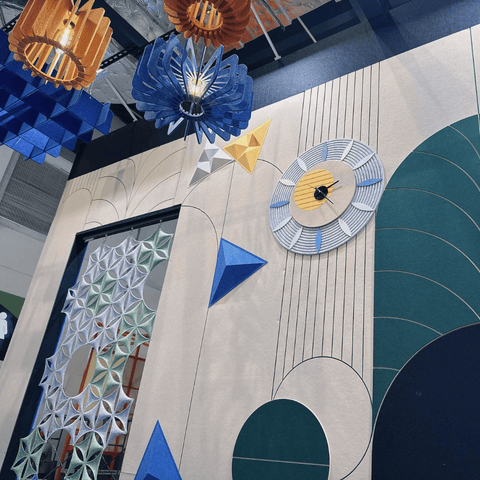 PP08 Modern Design Decorative PET Acoustic Panel Wall Art