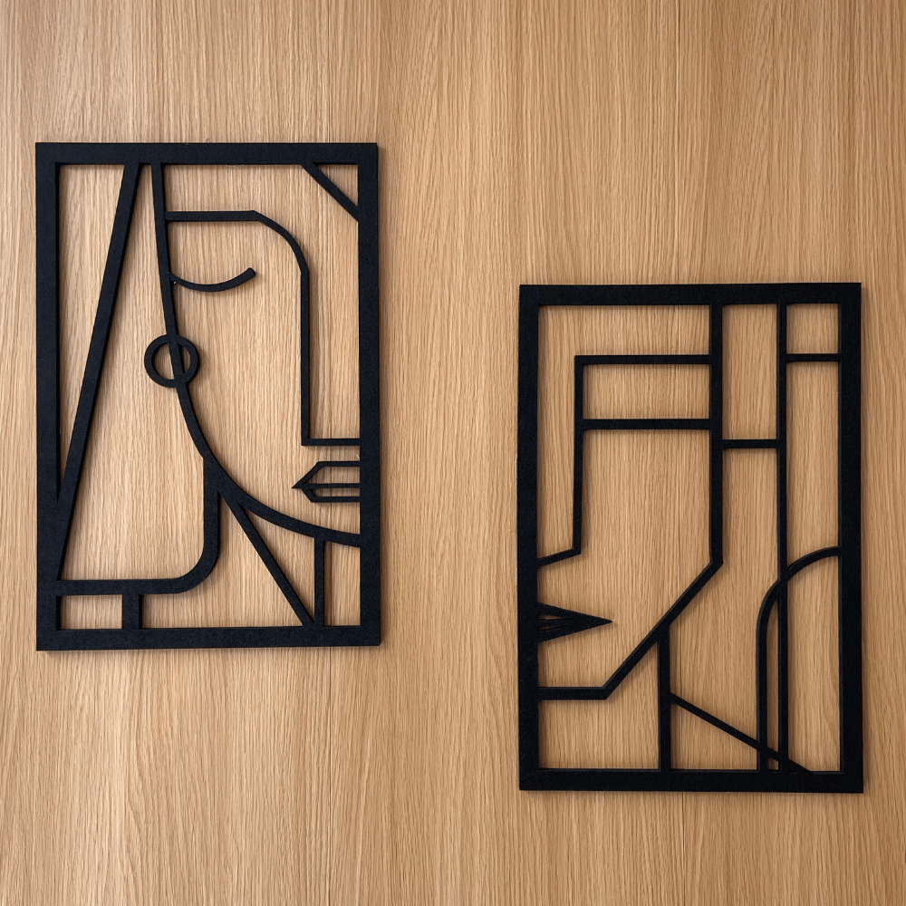 PP08 Modern Design Decorative PET Acoustic Panel Wall Art