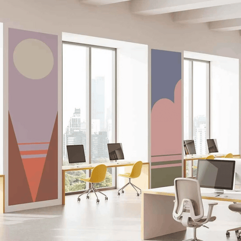 PP08 Modern Design Decorative PET Acoustic Panel Wall Art