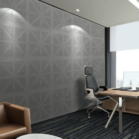 PP09 Drilled and Carved PET Acoustic Panel