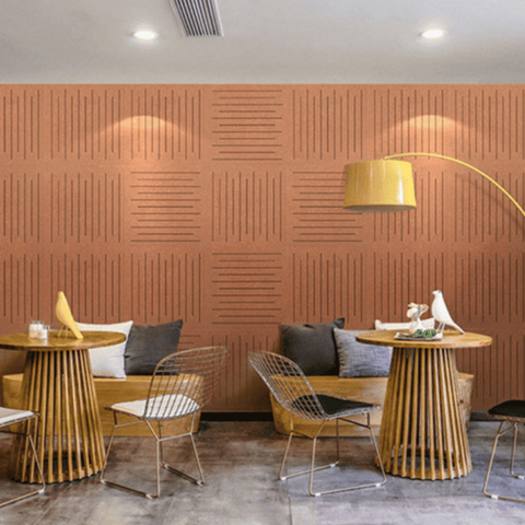 PP09 Drilled and Carved PET Acoustic Panel
