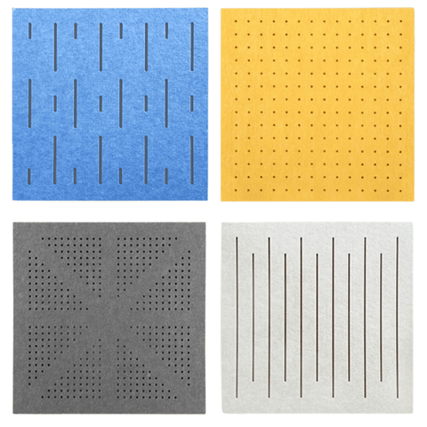 PP09 Drilled and Carved PET Acoustic Panel