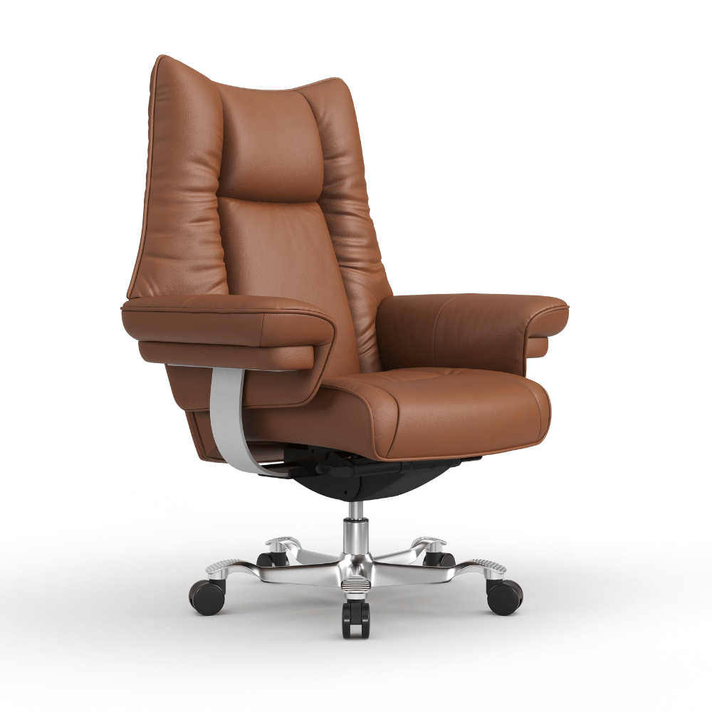Puffy Premium Genuine Leather Executive Chair