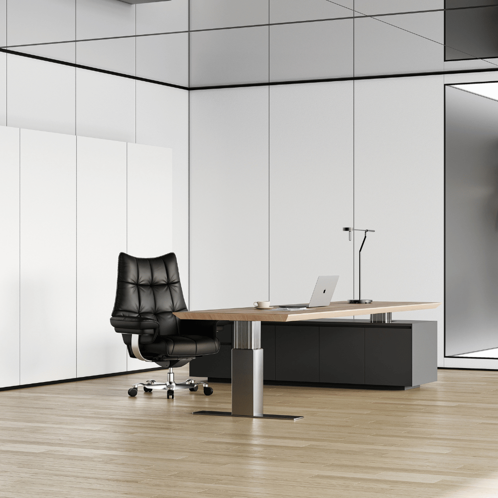 Puffy Premium Genuine Leather Executive Chair