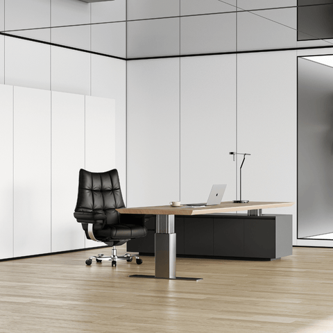 Puffy Premium Genuine Leather Executive Chair