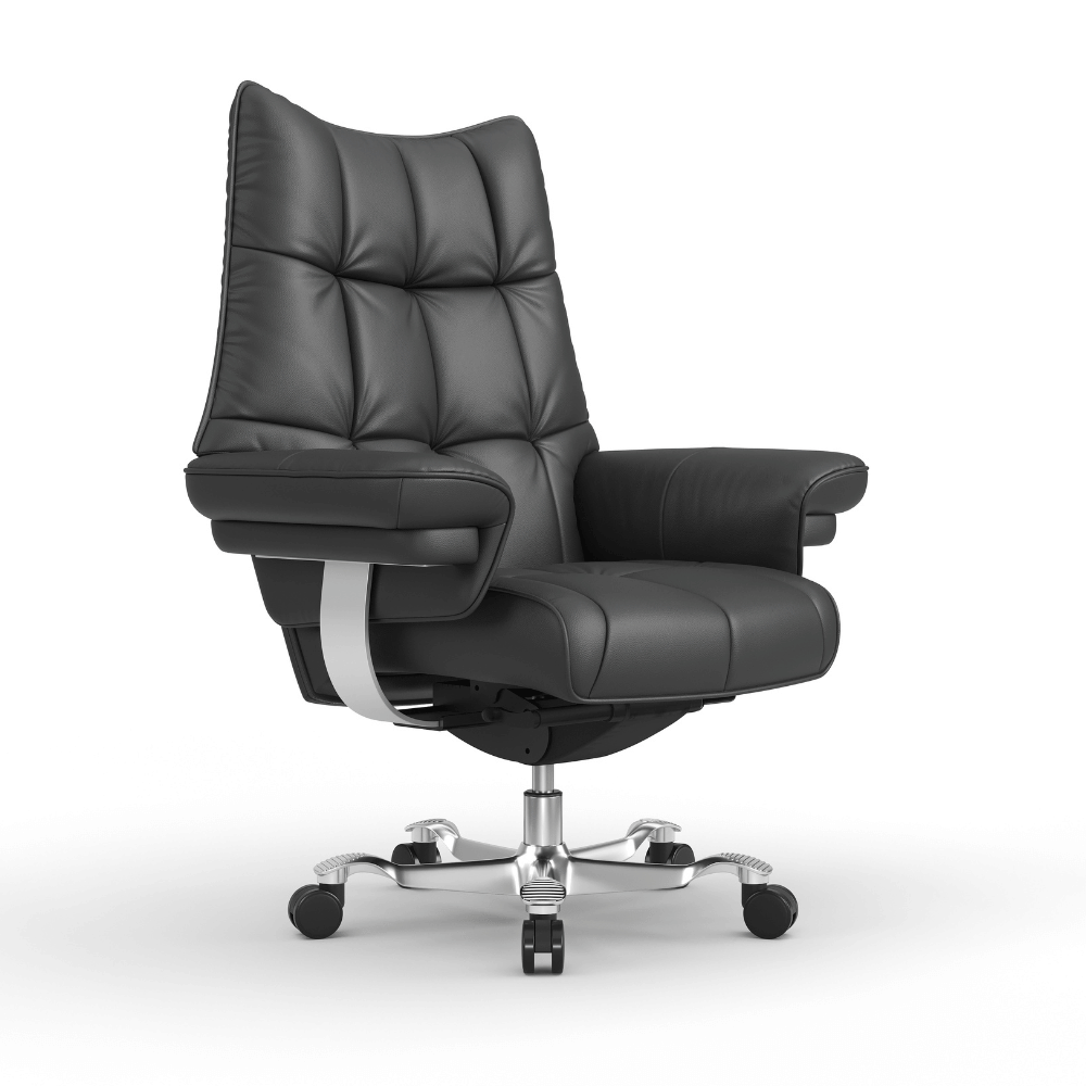 Puffy Premium Genuine Leather Executive Chair