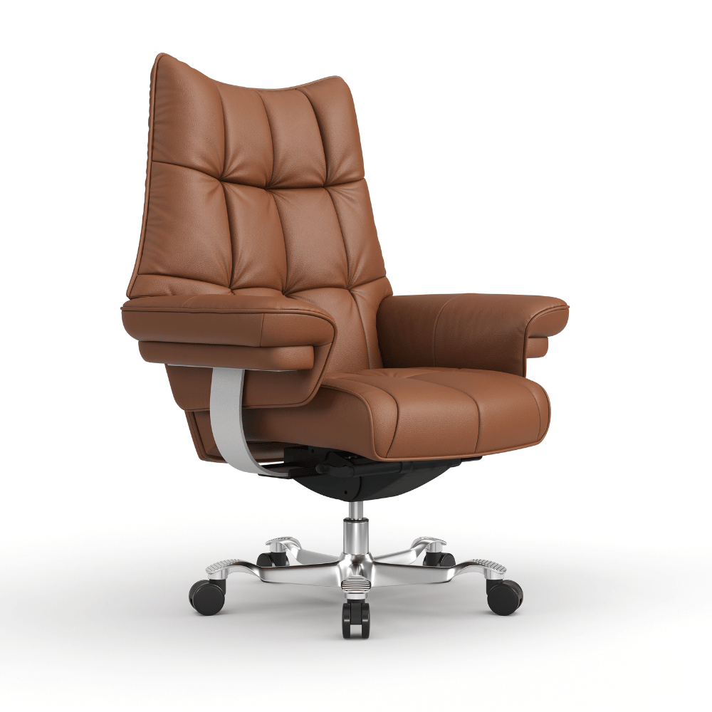 Puffy Premium Genuine Leather Executive Chair
