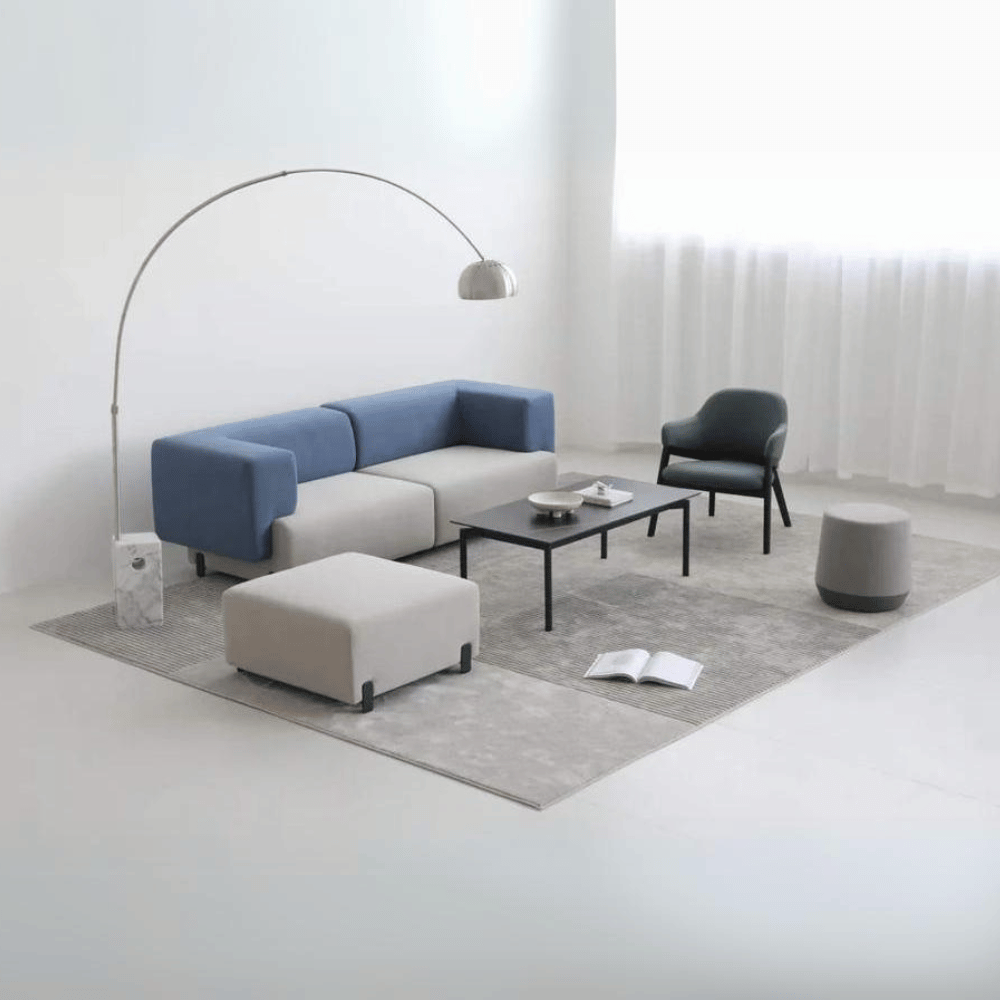 Qita Modern Fabric Office Modular Sectional Sofa System - Gavisco Office Furniture