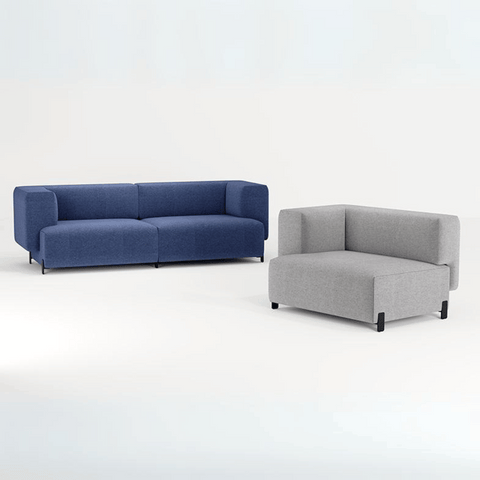 Qita Modern Fabric Office Modular Sectional Sofa System - Gavisco Office Furniture