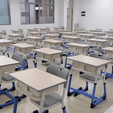 Quest Adjustable Student Cantilever Desk and Chair Set