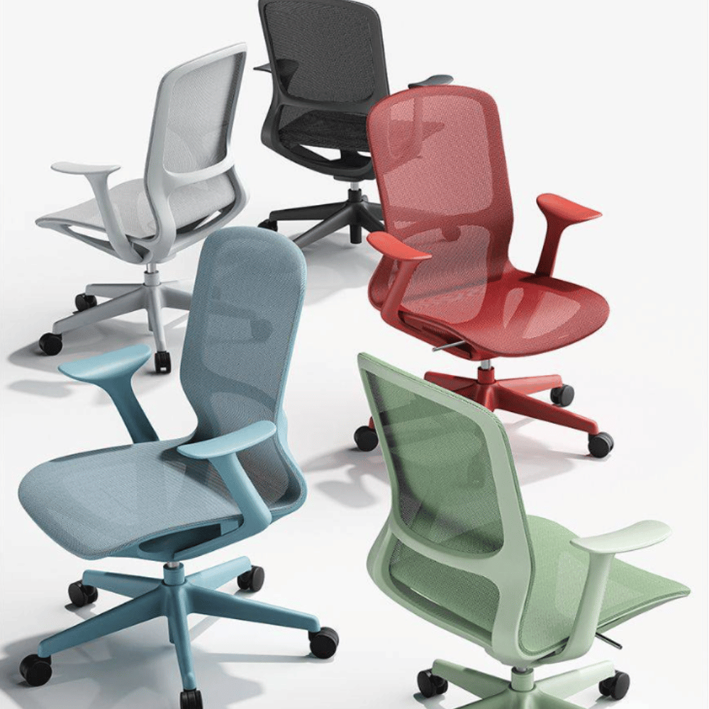 Rainbow Modern Mid Back Full Mesh Swivel Office Chair