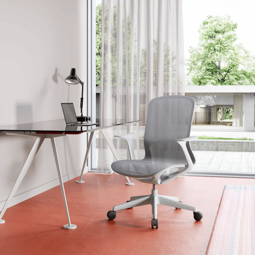 Rainbow Modern Mid Back Full Mesh Swivel Office Chair