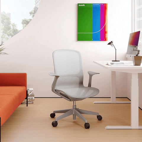 Rainbow Modern Mid Back Full Mesh Swivel Office Chair