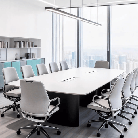 Ranks Premium Solid Wood Frame Conference Table