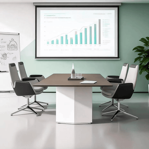 Ranks Premium Solid Wood Frame Conference Table
