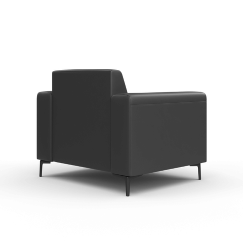 Reign Single Seater Leather Commercial Sofa